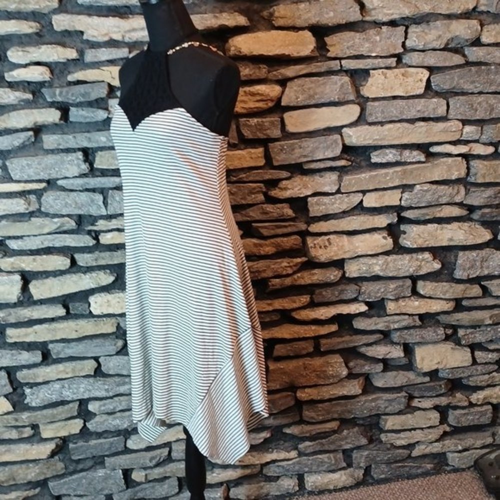 Altard State asymmetrical stripes halter style dress sz XS - Picture 8 of 10